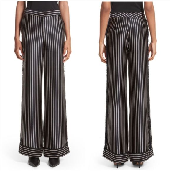 Wide Leg Silk Pajama Pants YIGAL AZROUËL - Picture 2 of 13